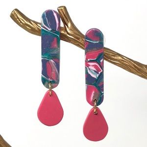Handmade Artisan Clay Earrings